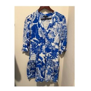 Rachel Zoe Blue and White Summer Dress Size XS